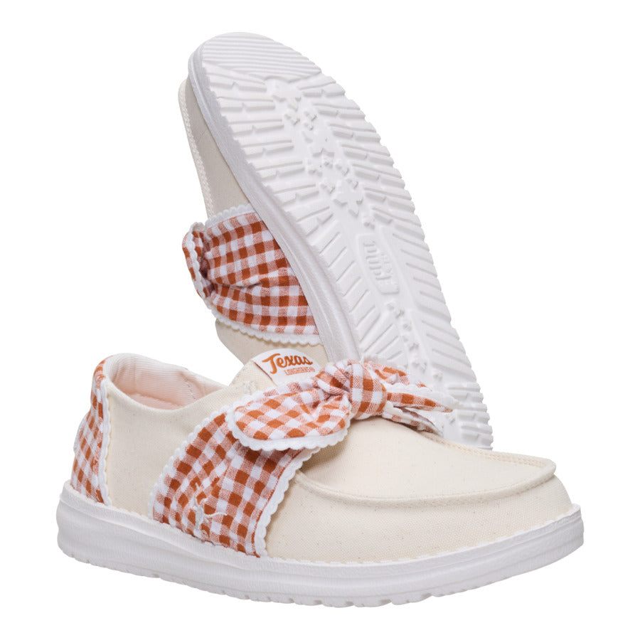 Wendy Bow Texas Longhorns – Wheat/Burnt Orange - Image 4